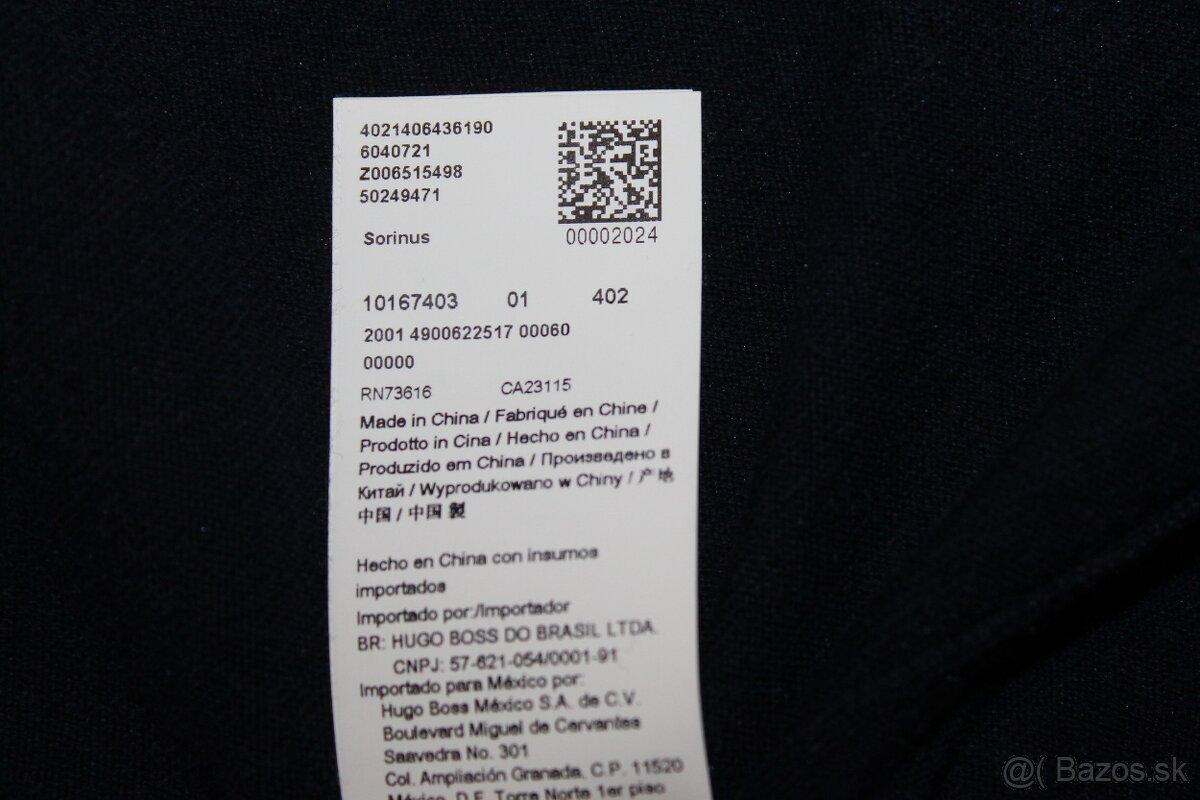 Pánsky kašmírový sveter HUGO BOSS v. L - 10