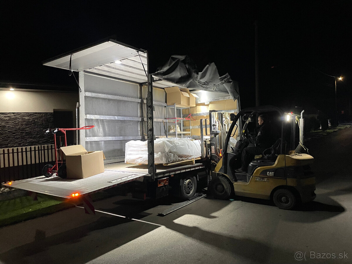 Stahovanie Levice, skladovanie + hydraulická plošina + ENG - 10