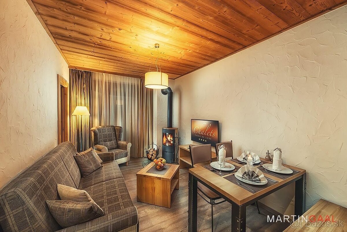 REZERVOVANÝ/ Chalet JASNÁ-CHOPOK na svahu 3 izbový luxusne z - 10