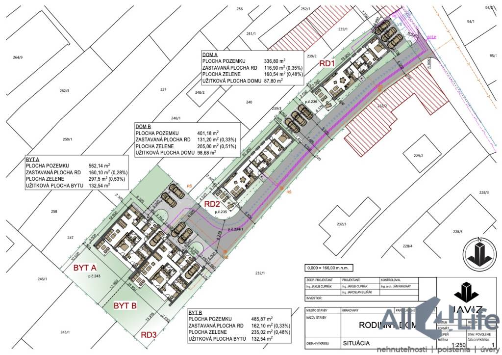 3i. novostavba rodinného domu v obci Krakovany RD č.1 - 10