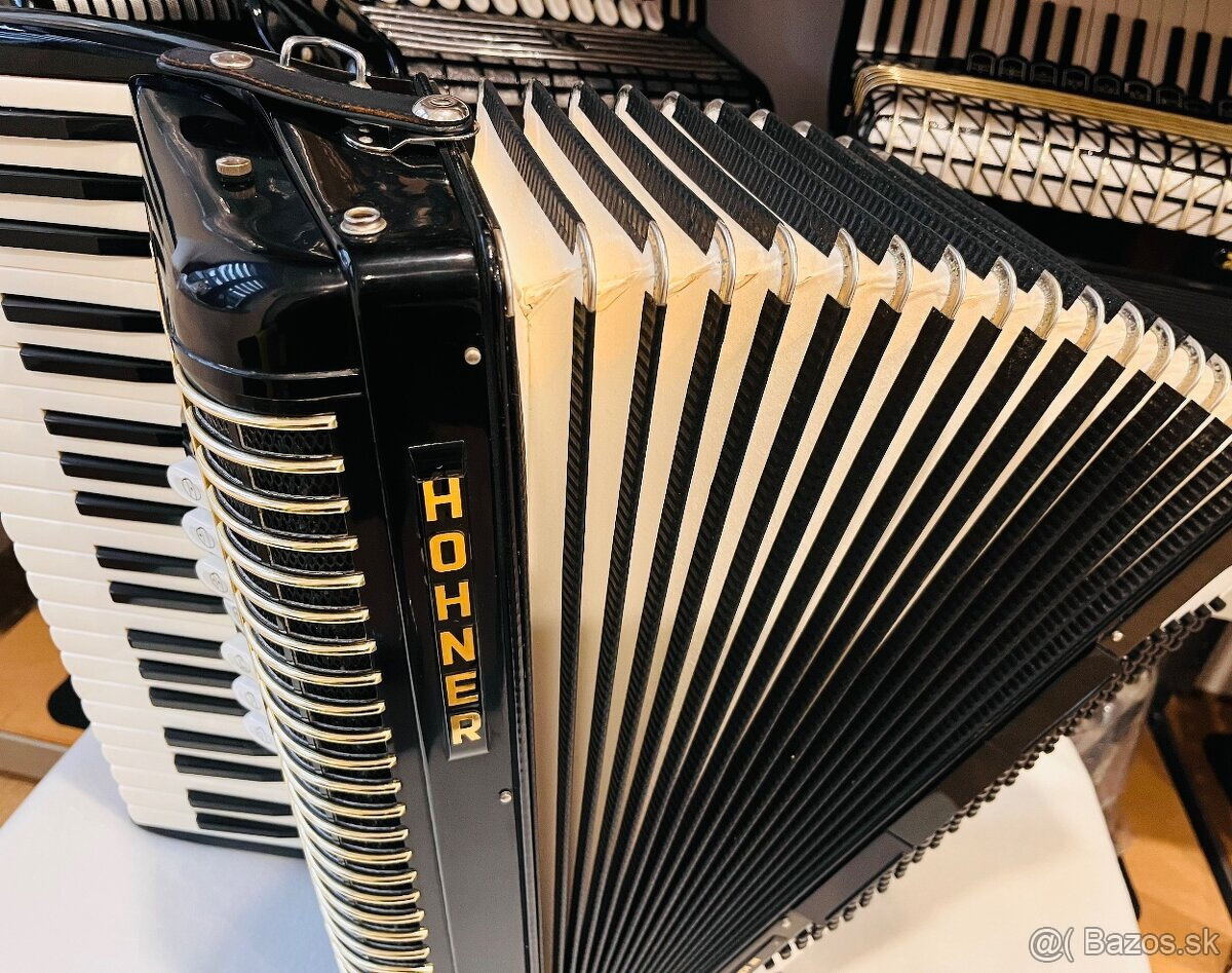 Predám akordeón HOHNER Verdi III 120 basový Používaný- Top s - 10