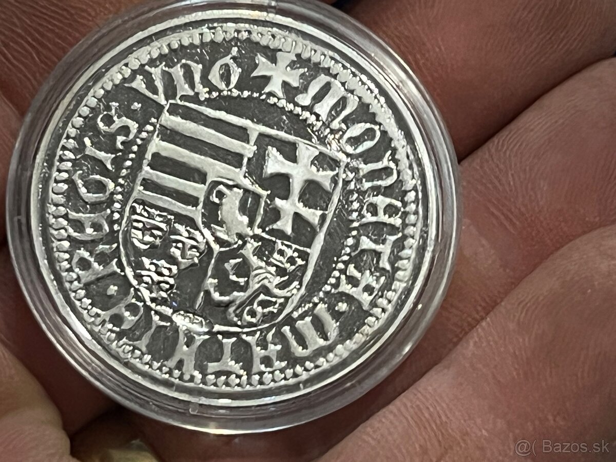 Predám 5x pozlátené a postriebrené mince na foto. - 10