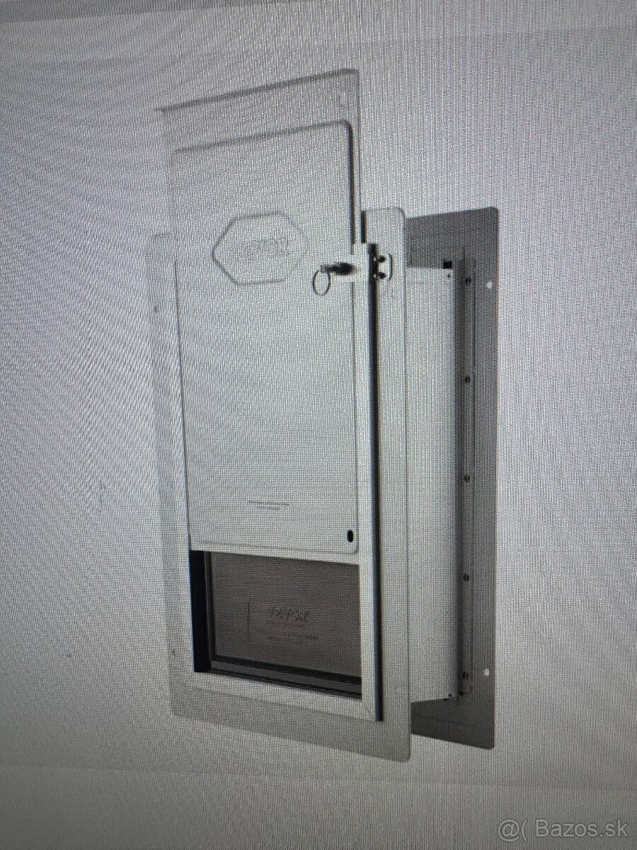 Prielez - kovové dvierka pre veľkých psov ca.30kg/ mačky - 10