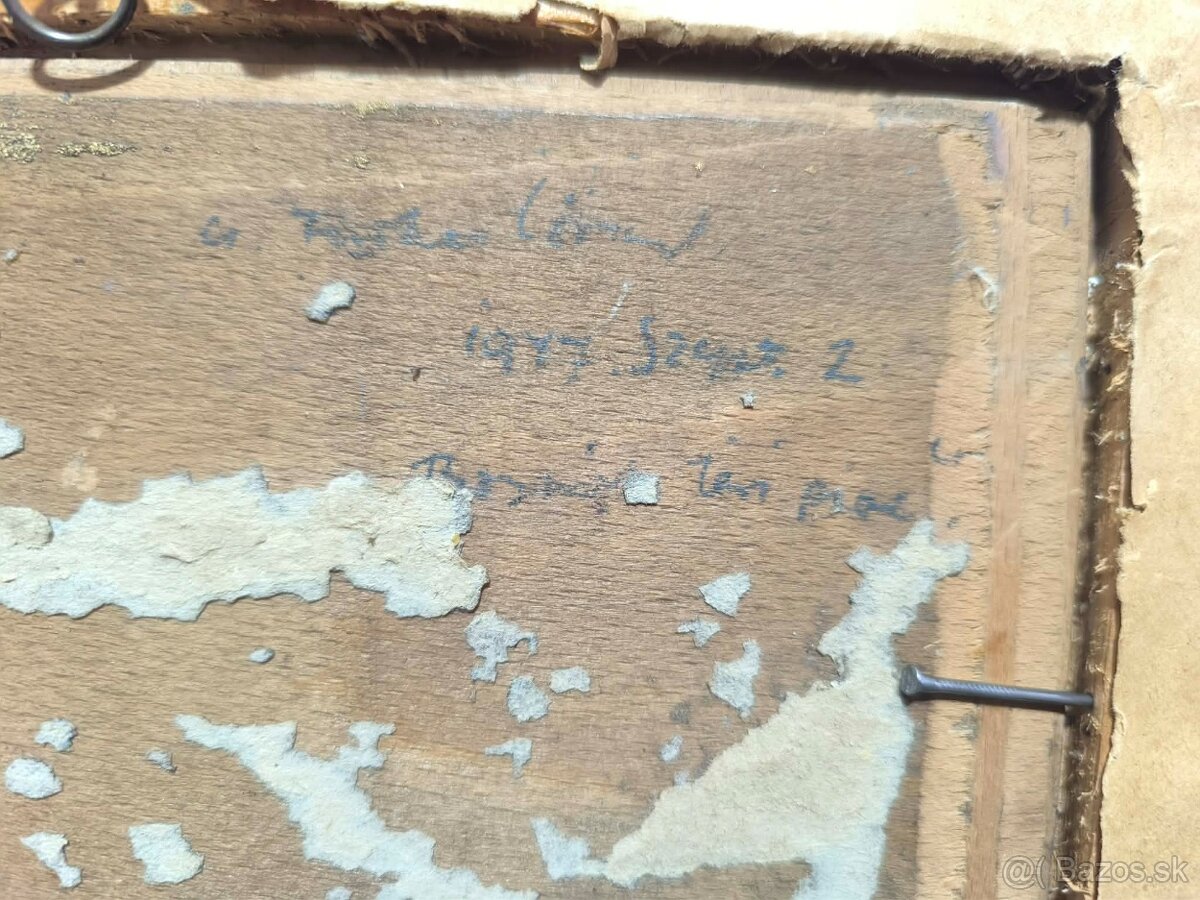 Farkaš Csallokoz Lorinc- stará olejomaľba - 10