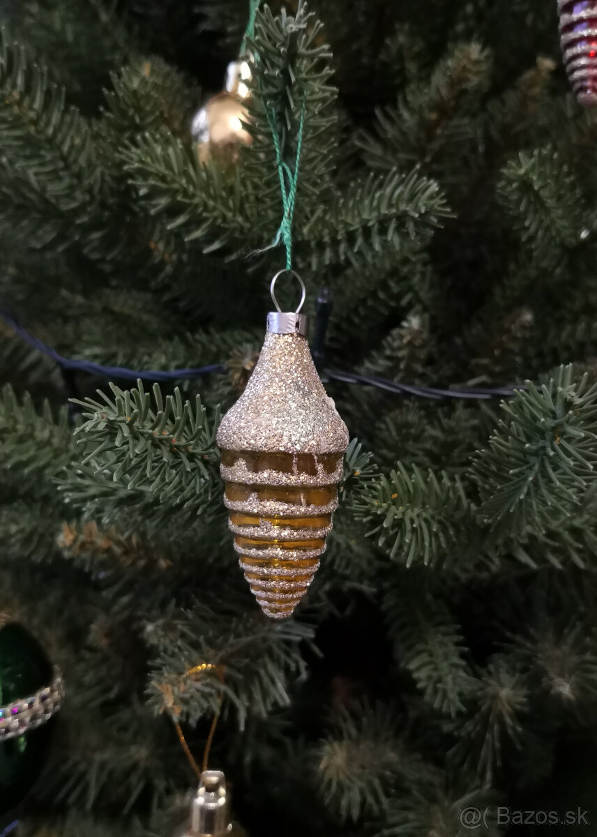 Retro ozdoby na vianočny stromček 11ks - 10