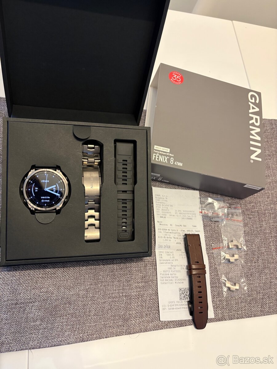 Garmin FENIX 8 SAPPHIRE TITANIUM BAND - 10