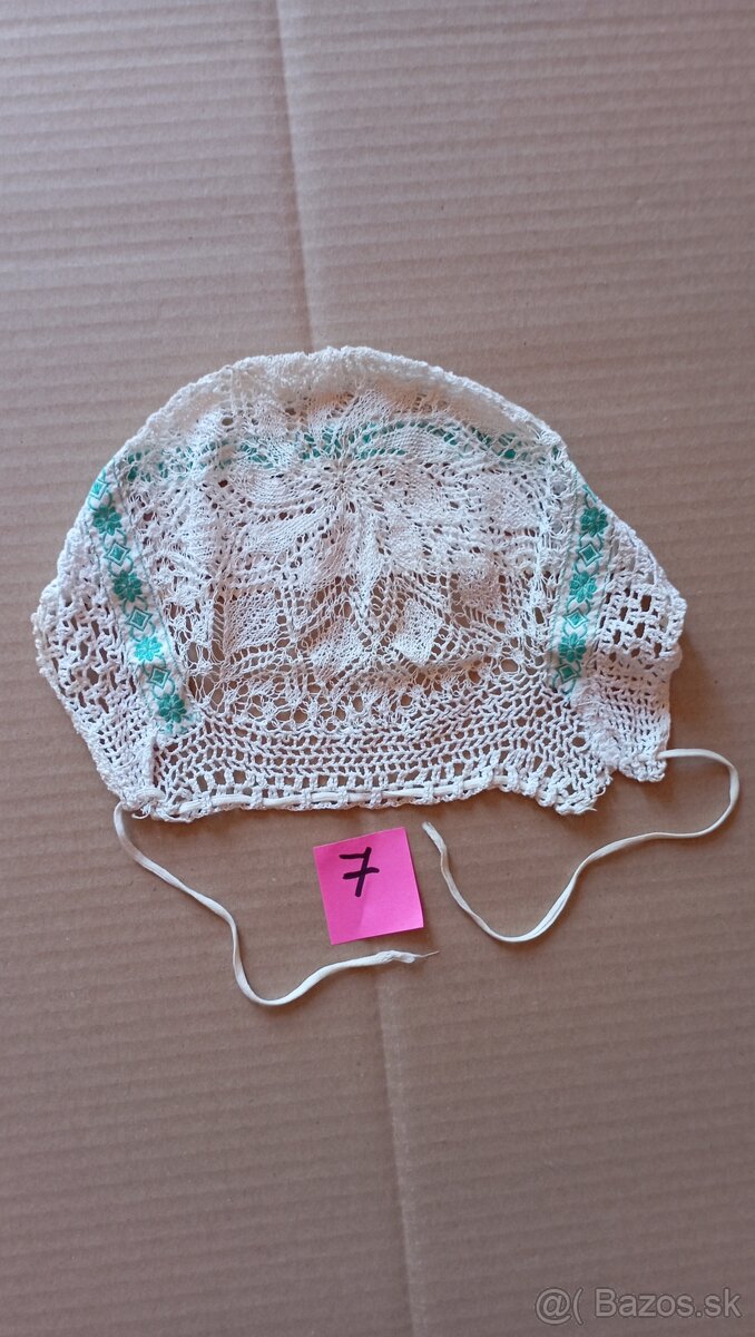 Ľudové čepce... súčasť kroja... - 10