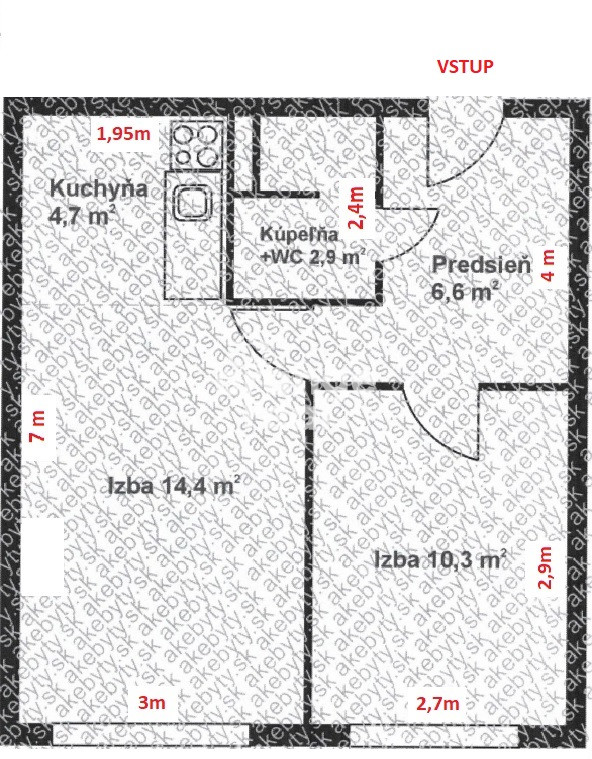 NA PREDAJ 1 a pol IZBOVÝ BYT KEŽMARSKA ULICA - 10
