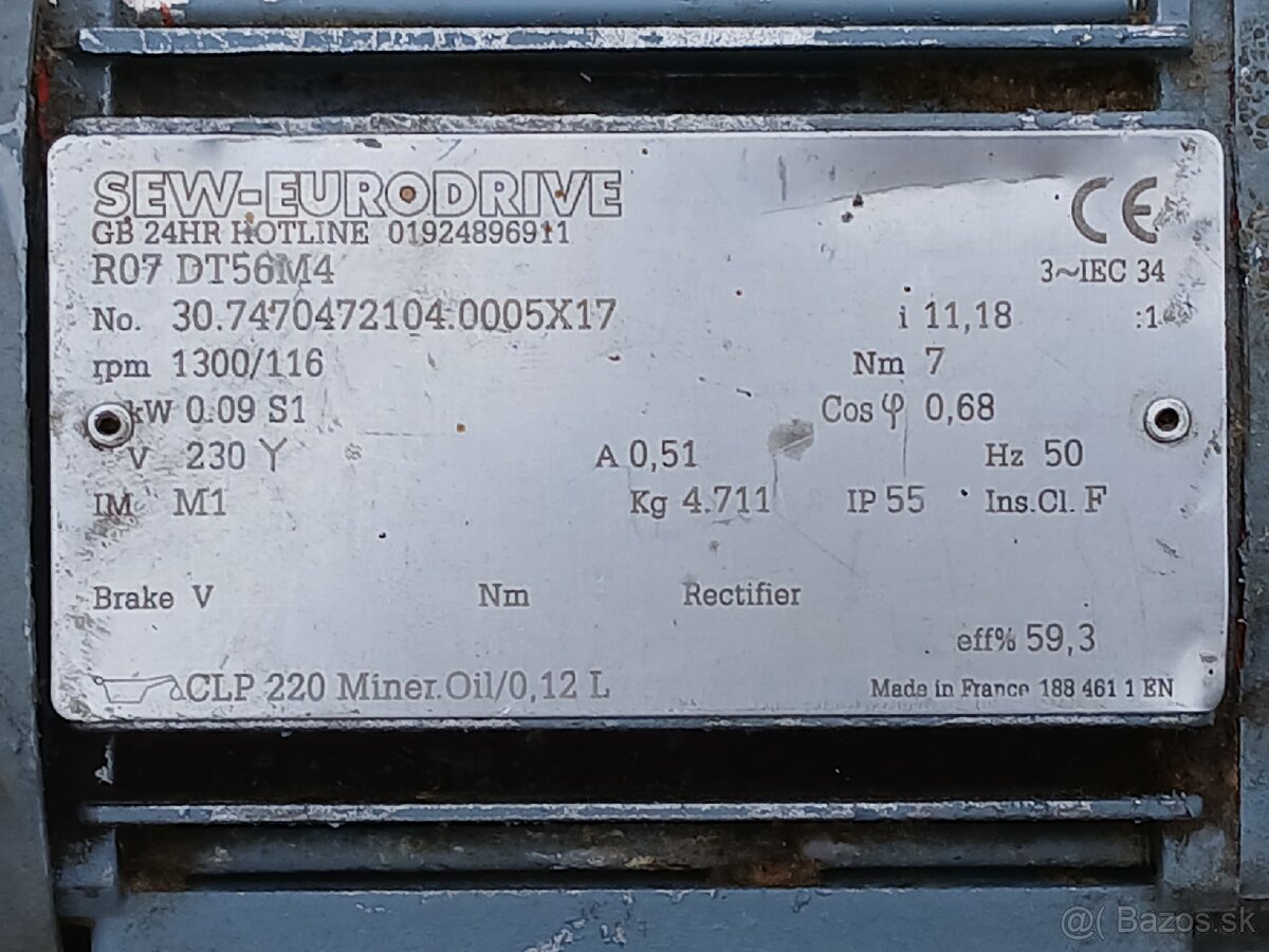 Predam eletromotor s prevodovkou - 10