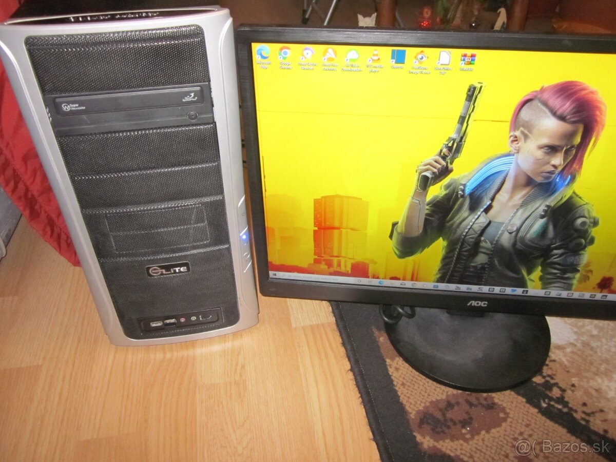 HERNÉ PC i5,16 GB,128GB,500GB,RX-580 8GB - 10