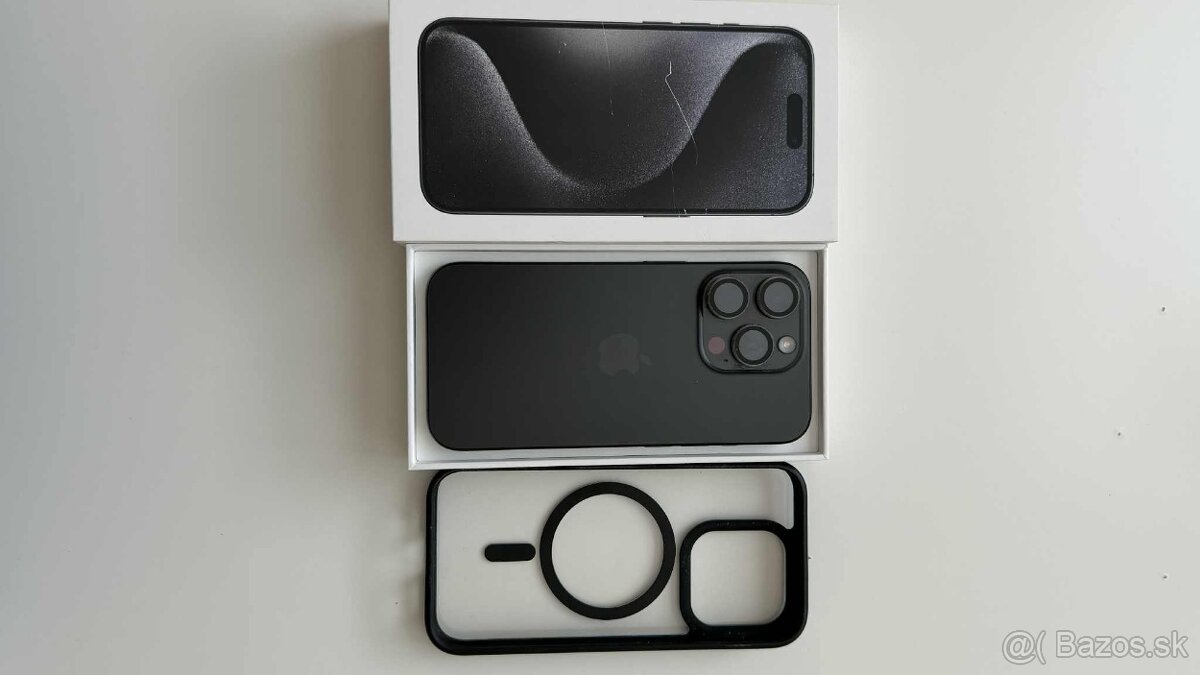 Predám iPhone 15 PRO 128 GB, zdravie batérie 90%, 2-ročný. - 10