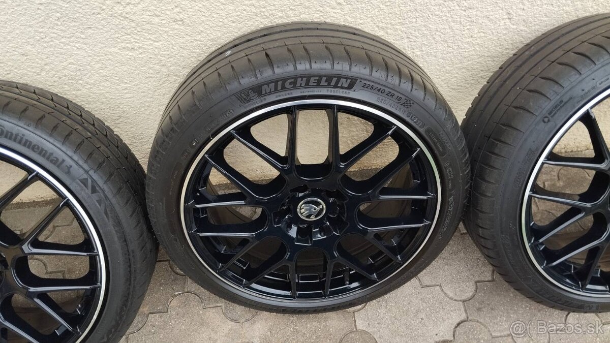 Sada elektronov,5X112R18 letne 225/40 R 18 CONTINENTAL - 10