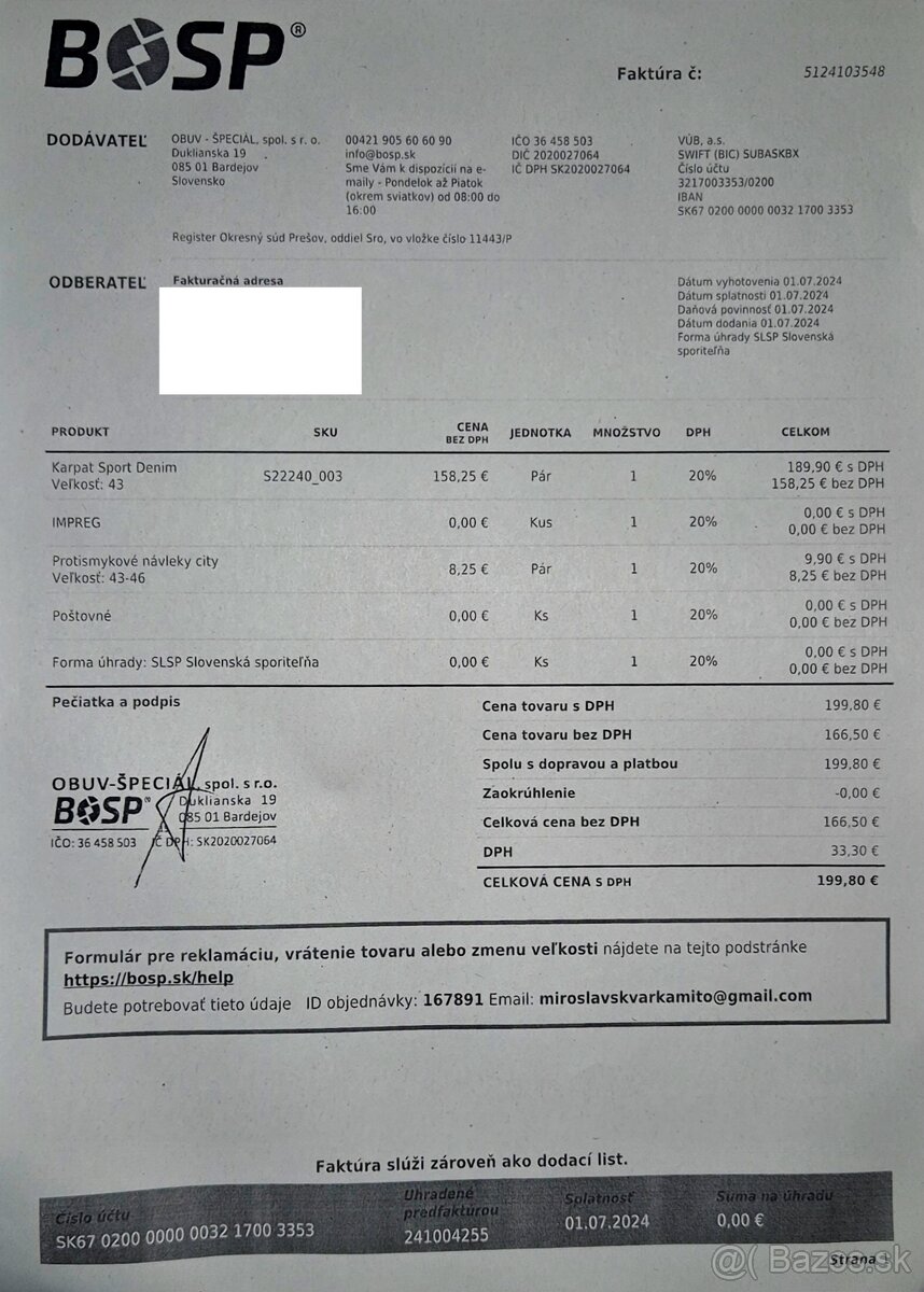 Turistická obuv BOSP Karpat Sport Denim veľkosť 43 - 10