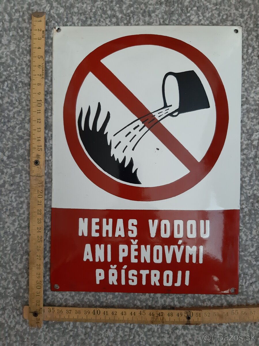 Plechové a smaltované cedule - 10