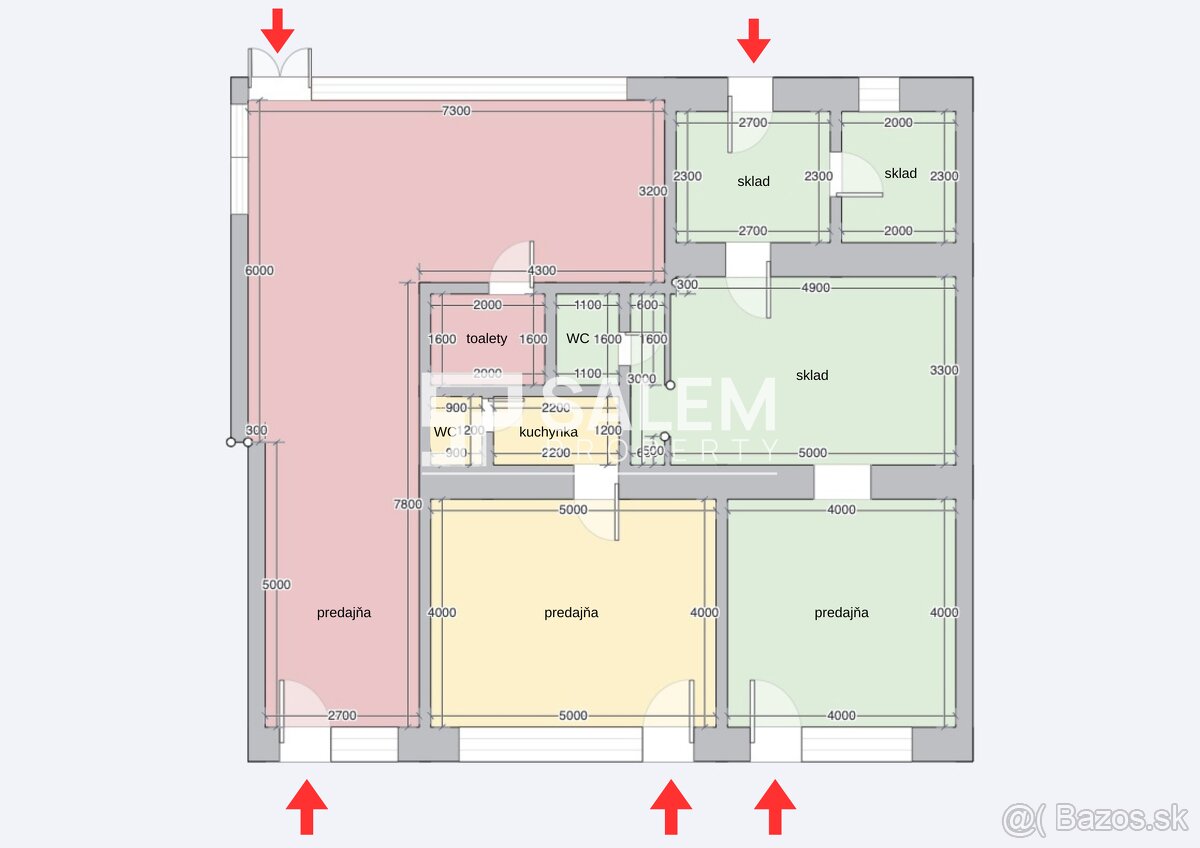 Dom s obchodnými priestormi a záhradou v centre Zvolena - 10