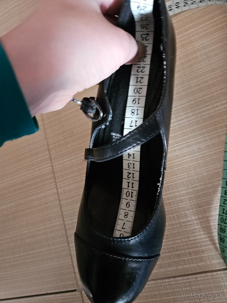 Kožené lodičky, 24 cm, veľ. 37 - 10