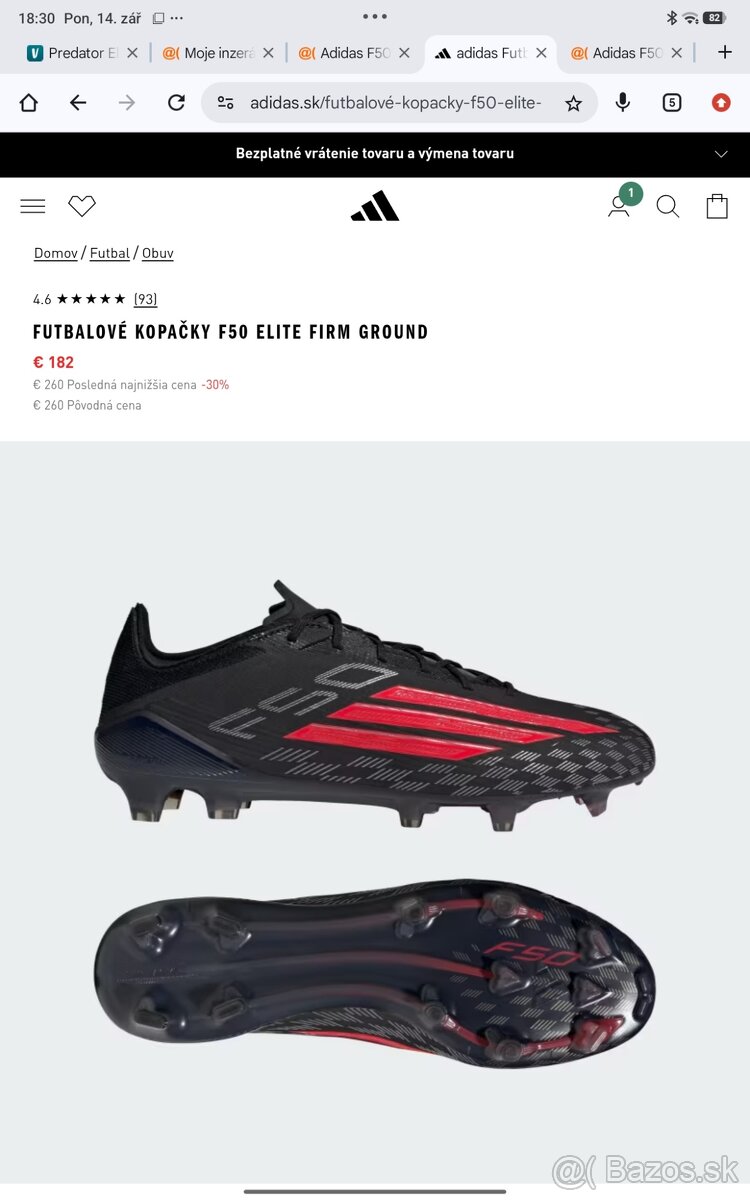 Adidas F50 Elite FG - 10
