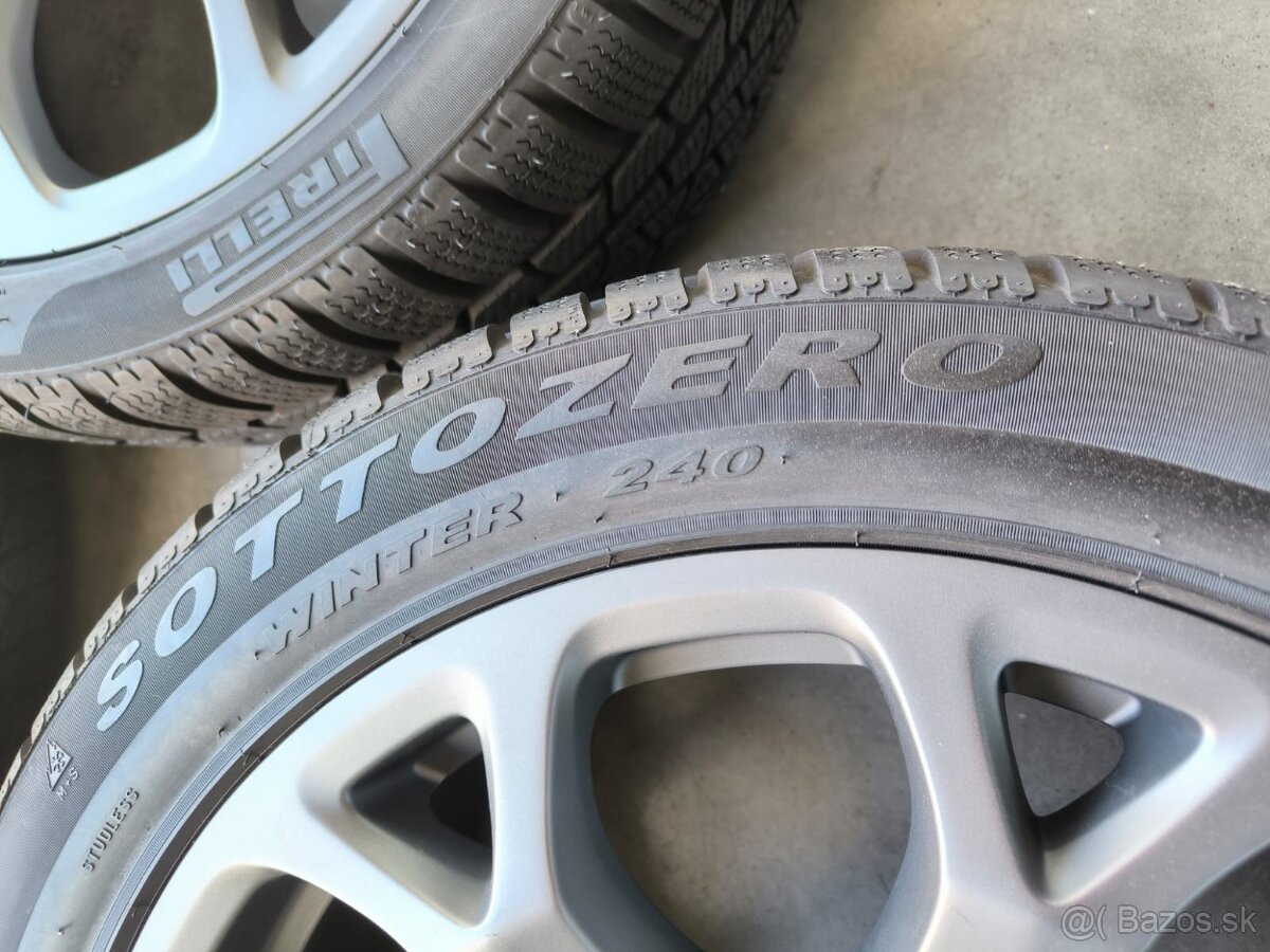 Maserati disky 19" + Pirelli Sottozero — zimný komplet - 10