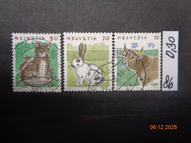 POŠTOVÉ ZNÁMKY - ŠVAJČIARSKO - 15 FOTO - 10