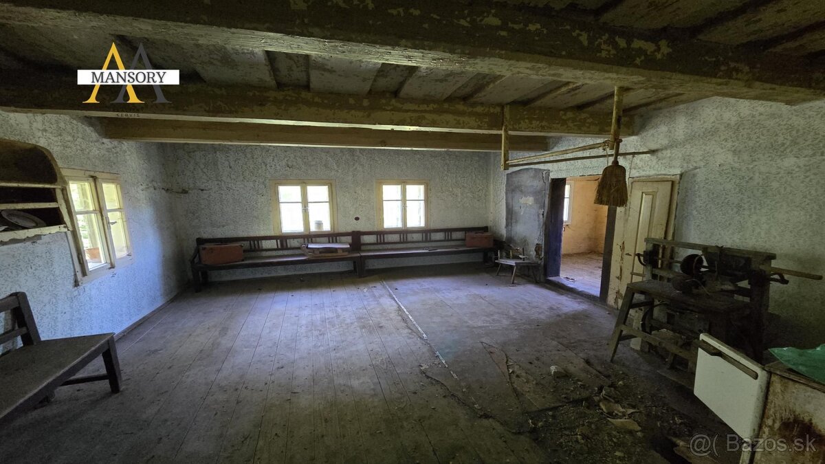 NA PREDAJ, Rodinný dom s pozemkom 2702m2 na samote Veľké Rov - 10