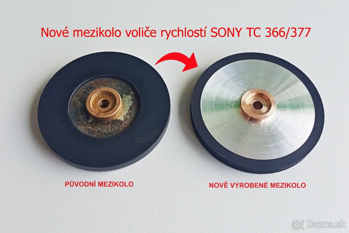 PŘÍTLAČNÁ KLADKA MAGNETOFON TESLA AKAI SONY REVOX PIONEER... - 10