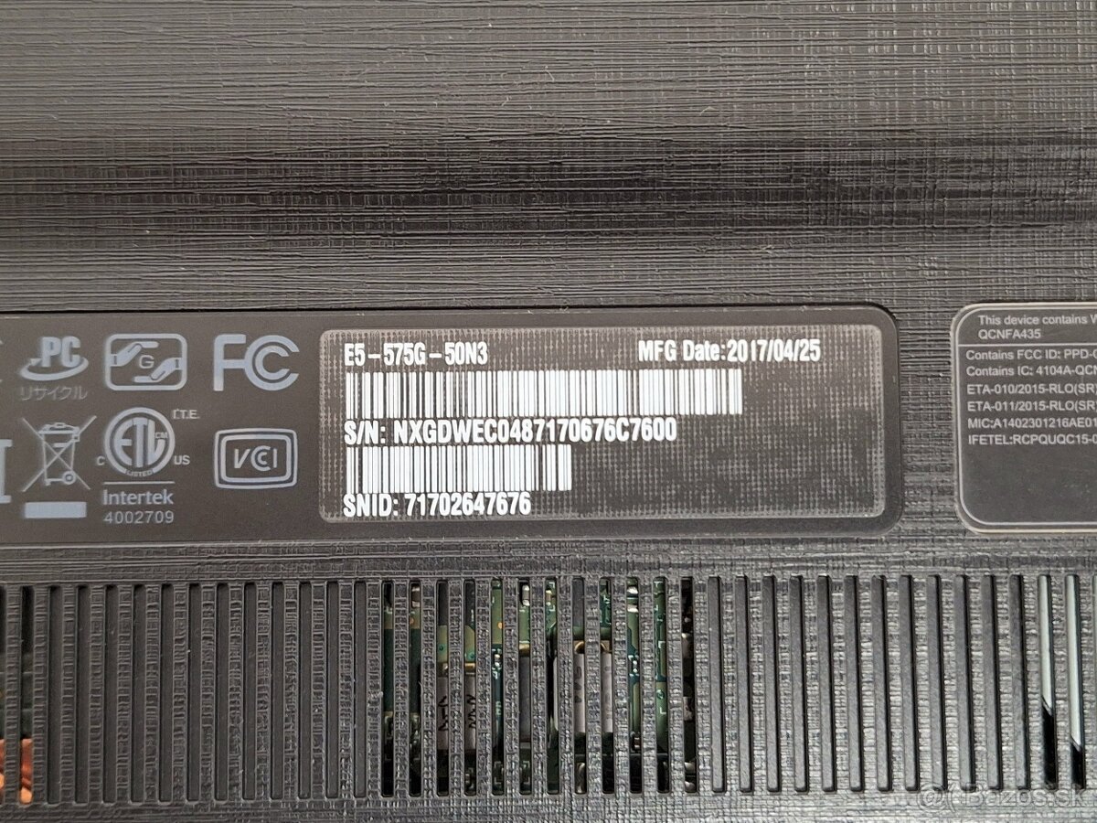 Acer Aspire E15 - 10