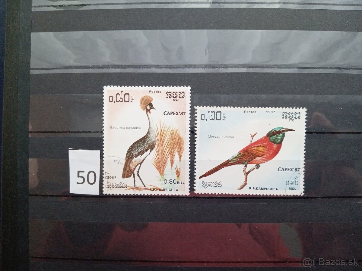 Poštové známky č.426 - FAUNA SVETA III. - 20 ks sérií - 10