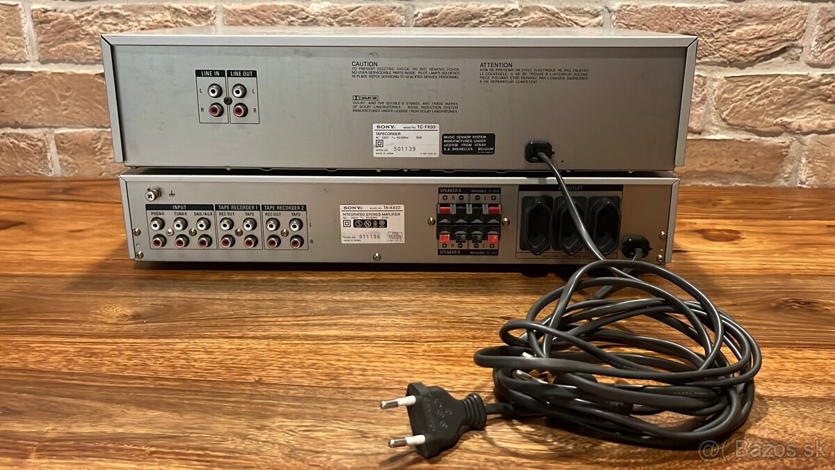 Sony TA—AX22 + TC-FX33 Hi-Fi z roku 1982 - 10