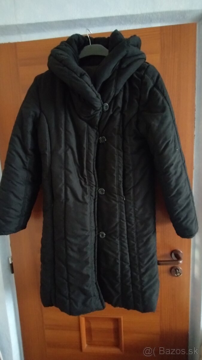 Kabát tmavomodrý a čierny - 10