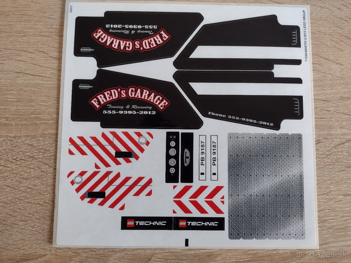 Lego Technic návody a nálepky - 10