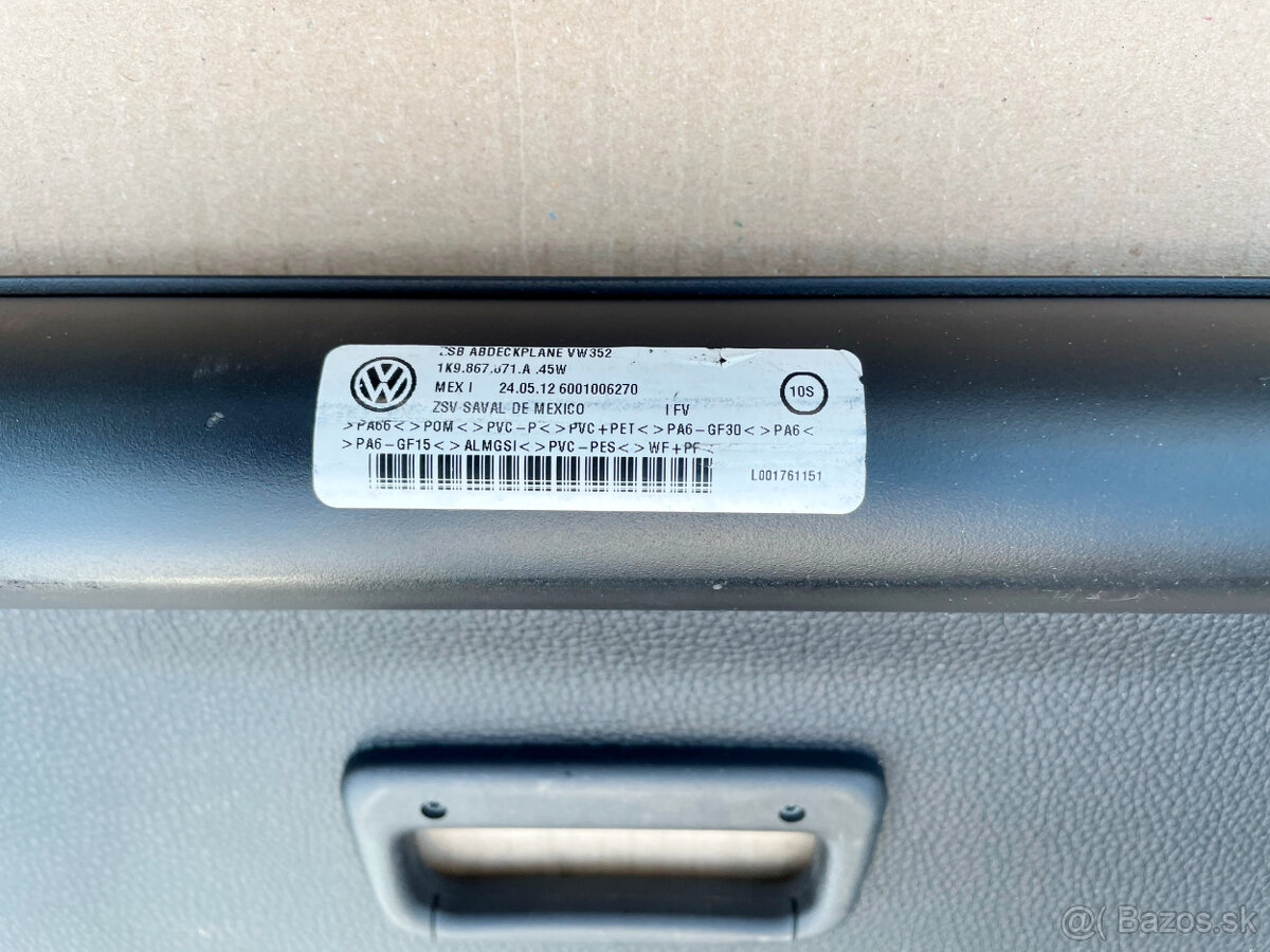 VW Golf 6 MK6 Variant 4Motion 1.6TDI interier dily - 10