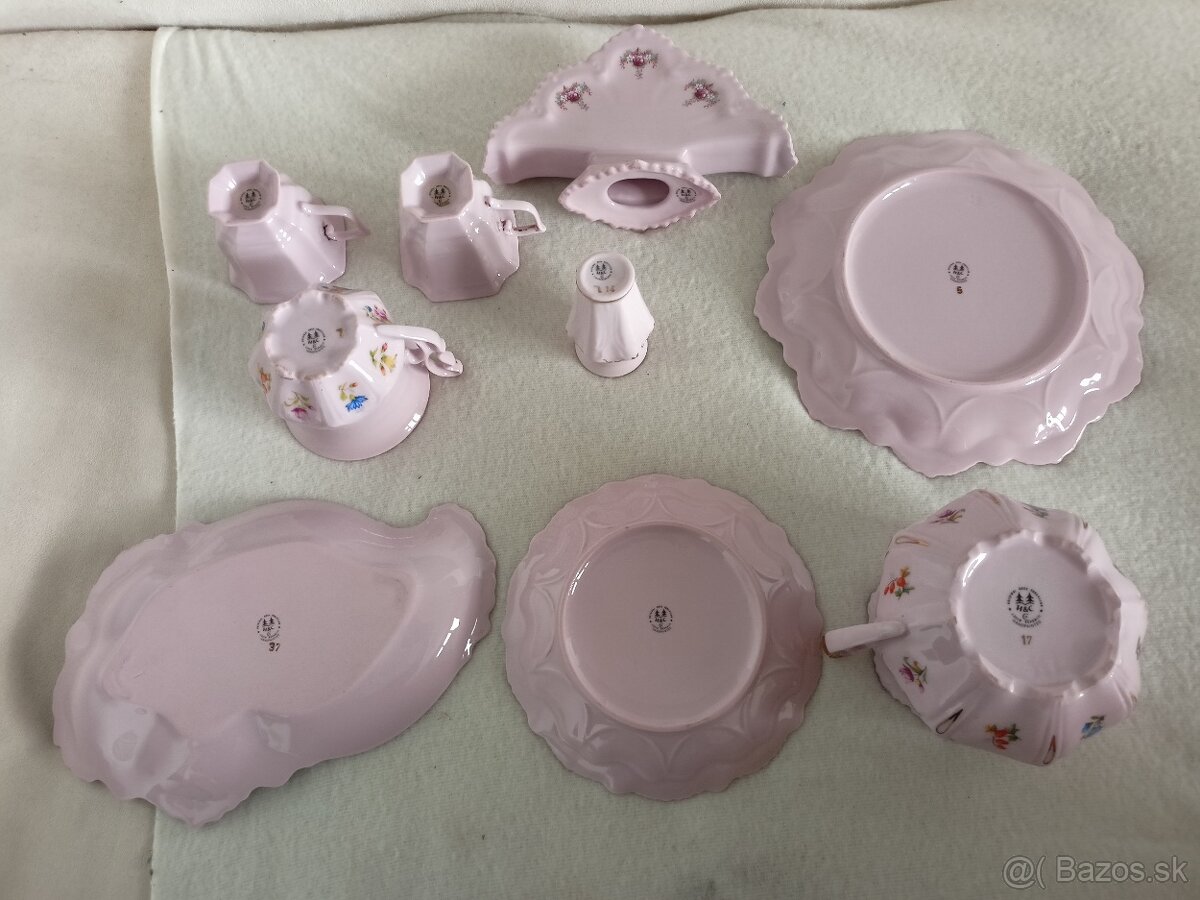 Sada porcelánu original rosa - 10