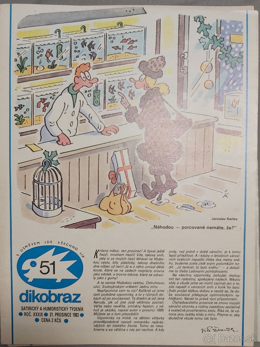 PREDÁM DIKOBRAZ KOMPLETNÝ ročník 1983 - 10