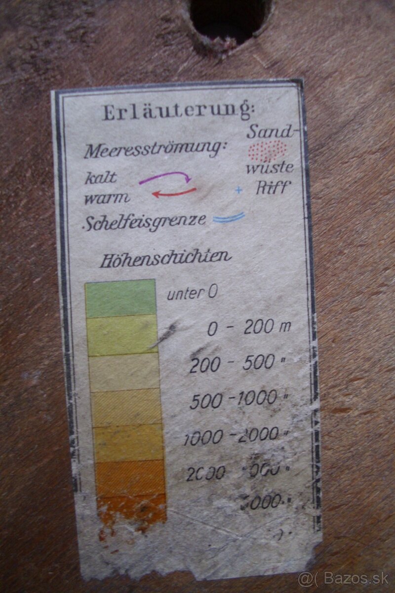 Vzácný velký Německý globus. - 10