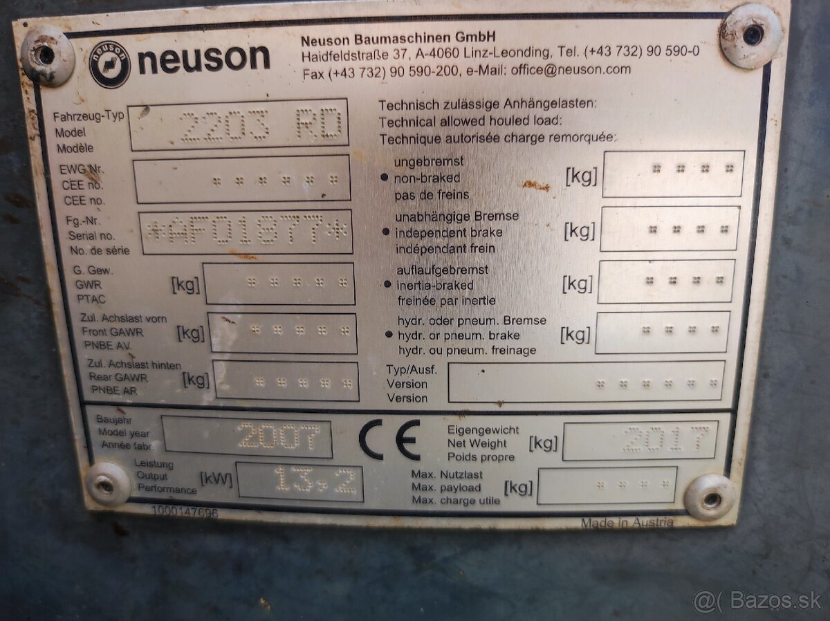 Minibager Neuson 2203 RD - 10