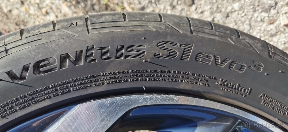 Predám 17" disky s pneumatikami na hyundai i20 - 10