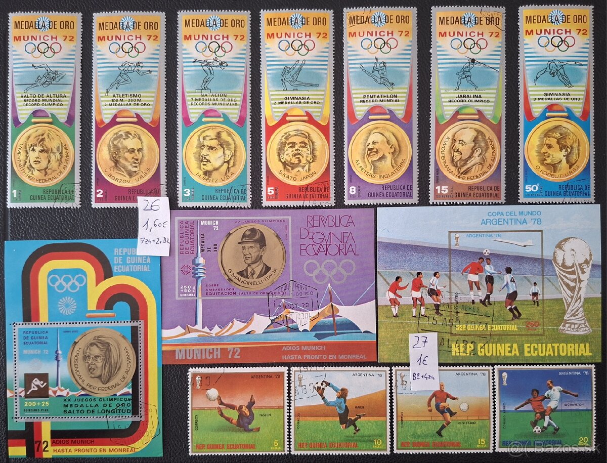 Postove znamky Mix 7 (66poloziek) - 10