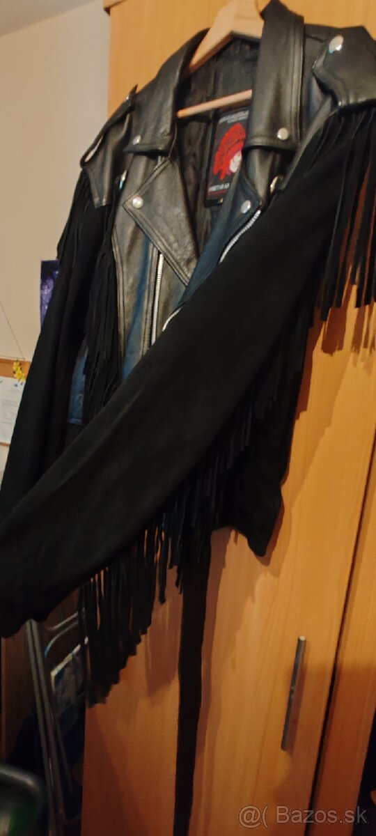 Pansky kožený kabát - 10