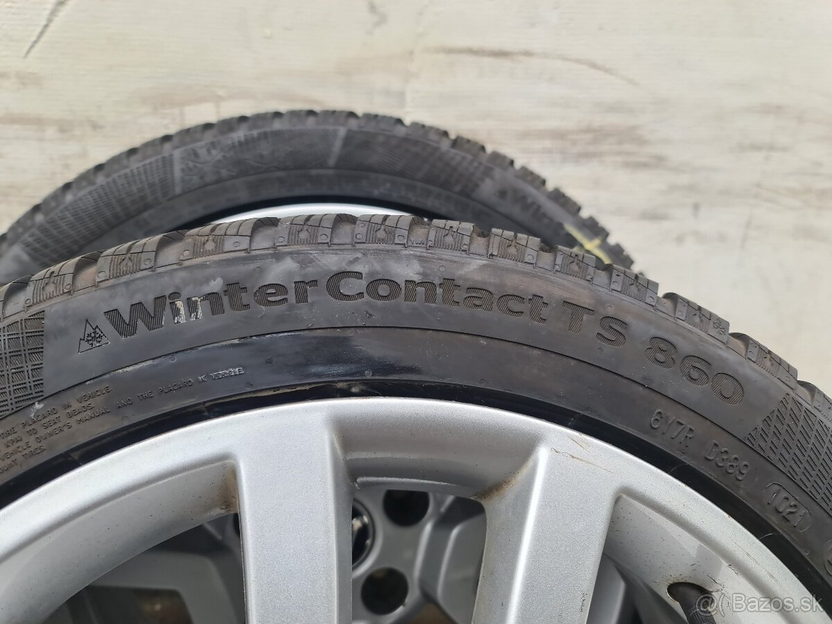 5x112 R17 ŠKODA + ZIMNE PNEU 225/45 R17 - 10