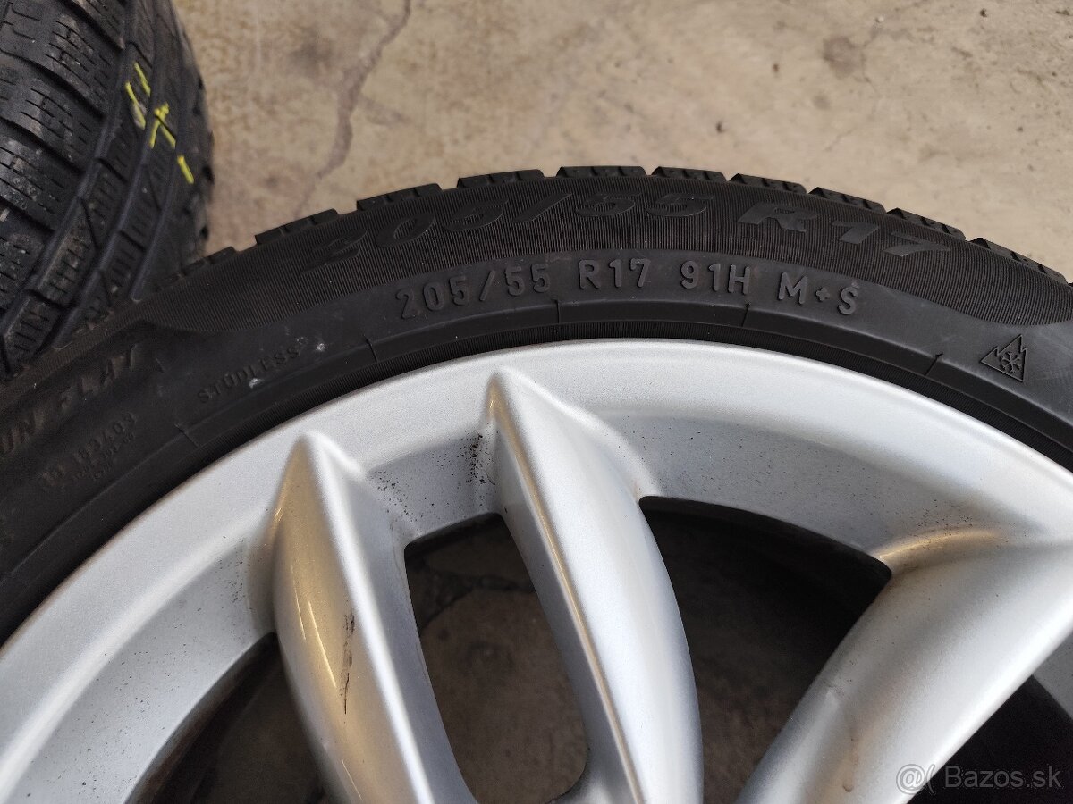 Mini sada alu+pneu 205/55 17" - 10