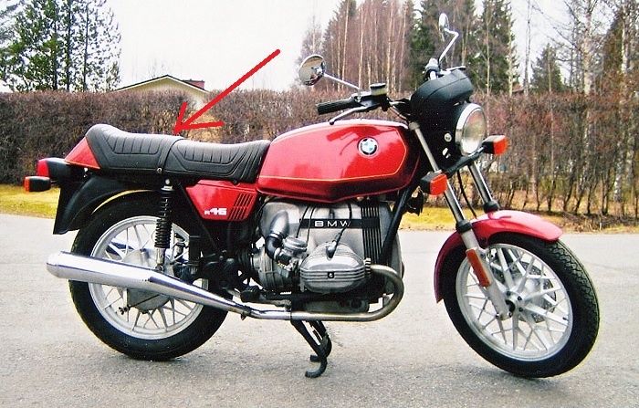 Luxusné pohodlné sedadlo pre BMW R65 / R45 - 10