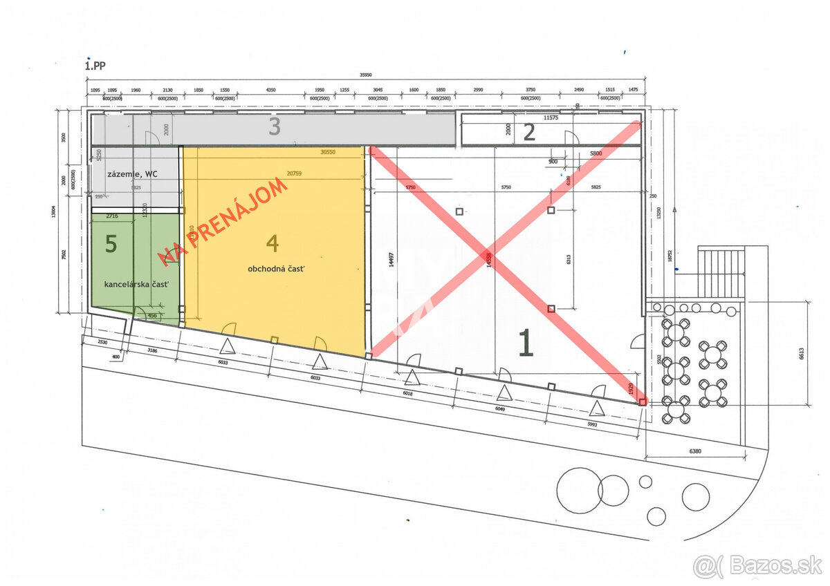 PRENÁJOM / obchodné priestory 240 m2 / ul. Sabinovská, Prešo - 10
