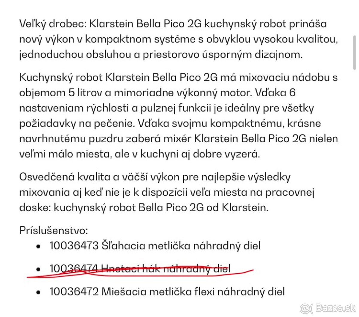 Kuchynský robot KLARSTEIN - 10