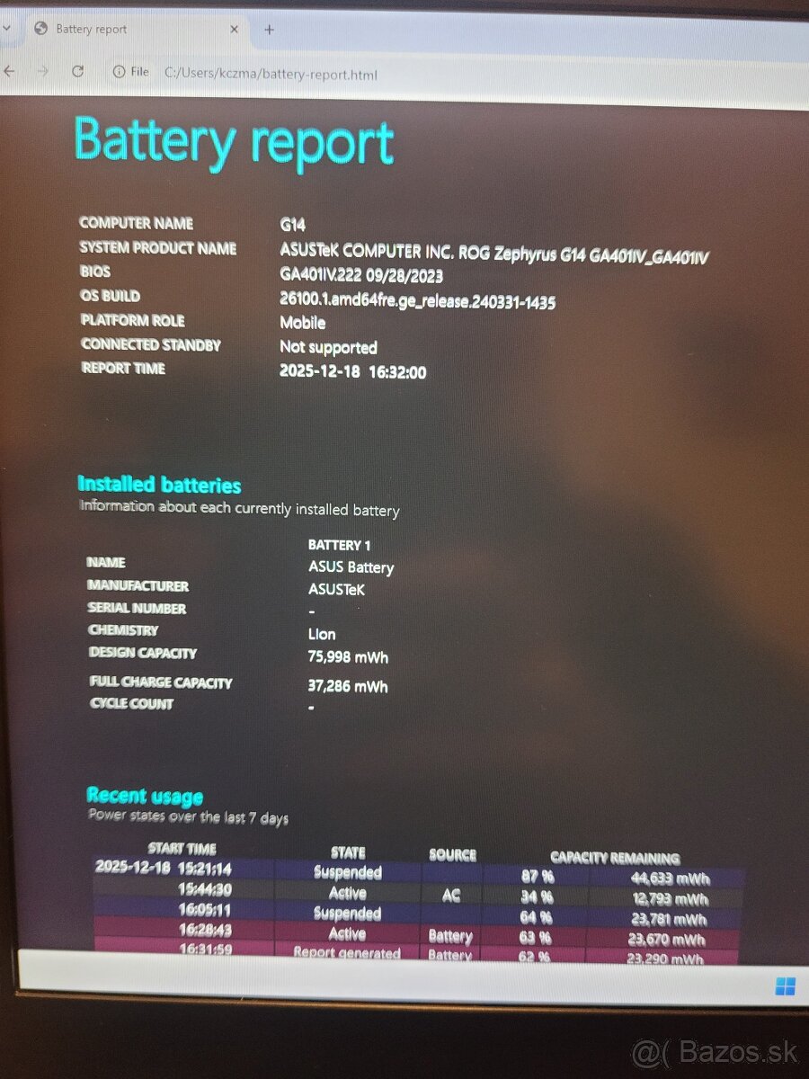 Herny Asus Rog G14, ryzen 9 4900, RTX 2060, až 40GB a 2TB - 10