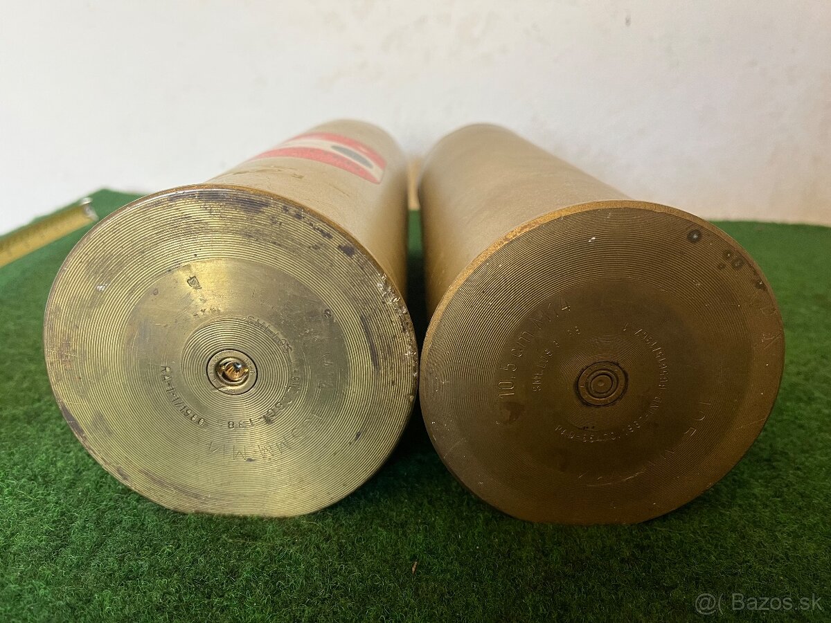 Starožitná mosadzná nabojnica - 10