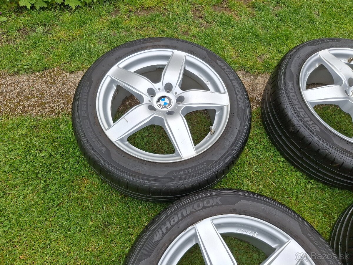 17" ALU 5x112 BMW + TPMS+ letné 205/55 r17 8mm TOP - 10