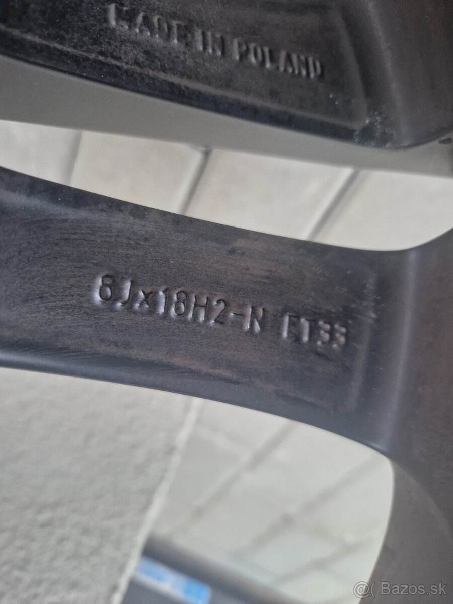 Mercedes originál 18" zimní kola Continental – TOP stav - 10