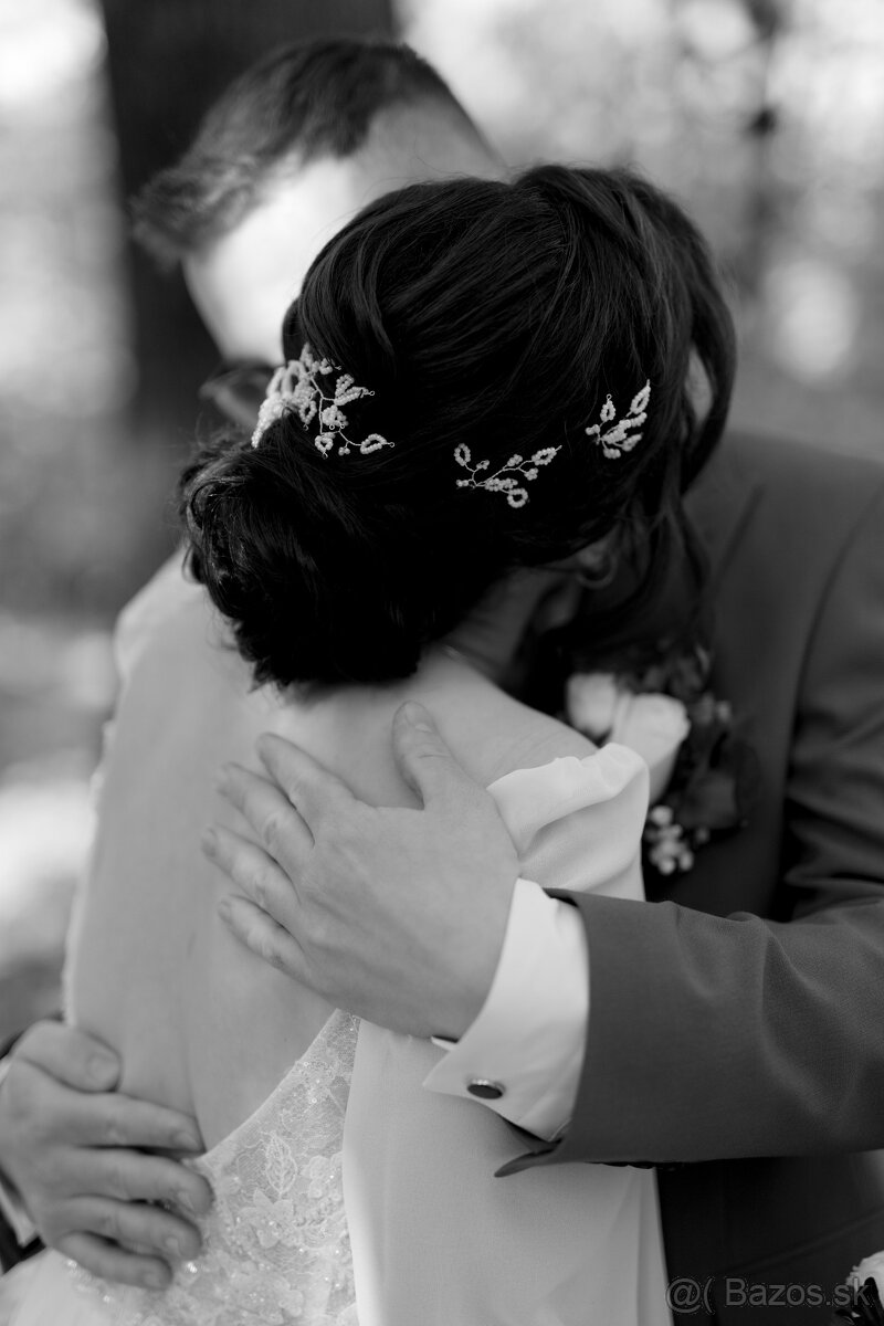 Predám krásne svadobné šaty - 10