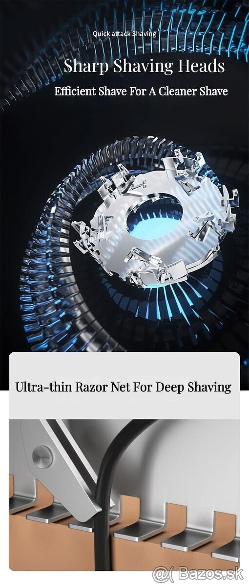 Holiaci strojček zastrihávač brady a vlasov s príslušenstvom - 10