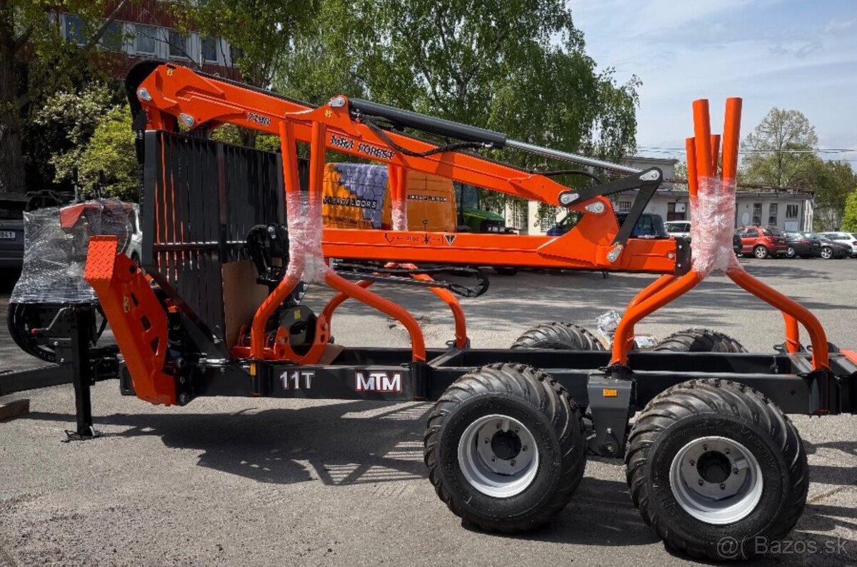 Vyvažecí vlek vyvažečka, vývozka MTM 10T Ruka 6.6m - 10